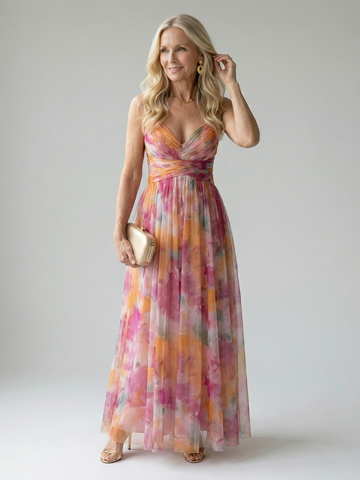 Van Elst Mode® | Comfortabele luchtige jurk met elegante afwerking