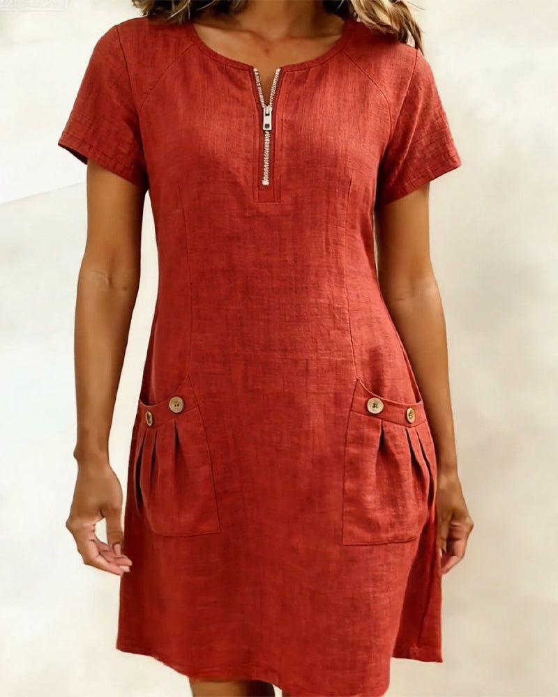 Florani® | NOELLE casual A-line Mini Dress